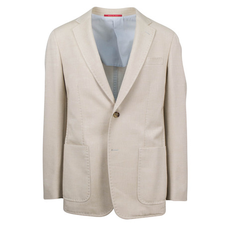 Kadeem Wool Blend Slim Fit Sport Coat // Beige (Euro: 46)