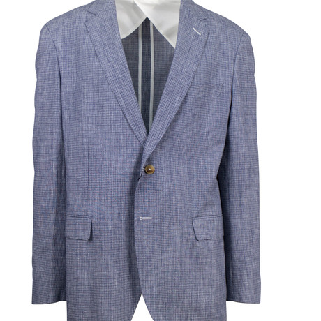 Jovany Linen Blend Slim Fit Sport Coat // Blue (Euro: 46)