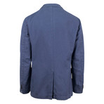 Gaylon Cotton Unstructured Sport Coat // Blue (Euro: 46)