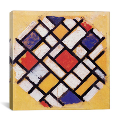 Studie fur die Decke einer Universitatshalle (Study for a Co // Theo Van Doesburg (26"W x 18"H x 0.75"D)