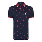 Justice Polo Shirt // Navy (XL)