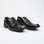 Leather Lace-Up Loafer // Black (US: 10.5)