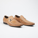 Slip-On Loafers + Metal Ornament // Taupe (US: 10)