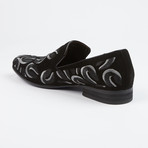 Laurent Embroidered Slip-On Loafer // Black (US: 8)