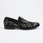 Laurent Embroidered Slip-On Loafer // Black (US: 8)
