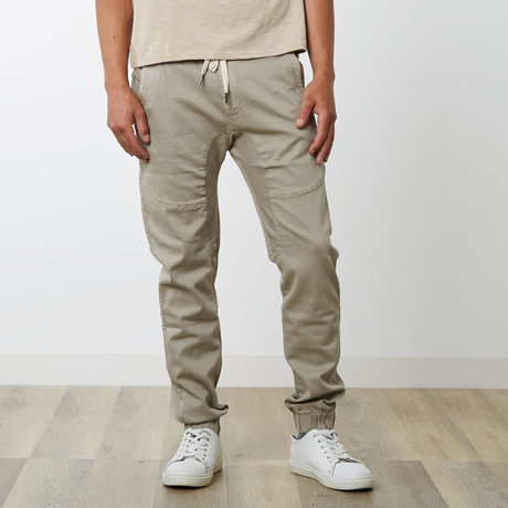 Denim Jogger // Tan (S)