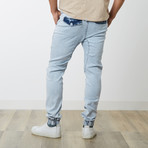 Denim Jogger // Snow (S)