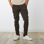 Pintuck Trouser // Khaki Olive (L)