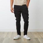 Pintuck Trouser // Black (S)