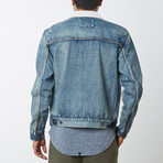 Zip Denim Jacket // Heritage Blue (2XL)