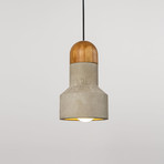 Qie Pendant Light // Bamboo (Small)
