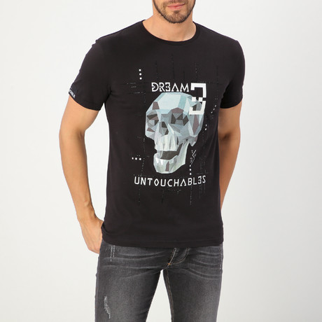 Skull Metrical T-Shirt // Black (XS)