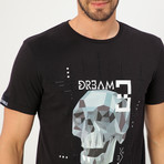 Skull Metrical T-Shirt // Black (M)