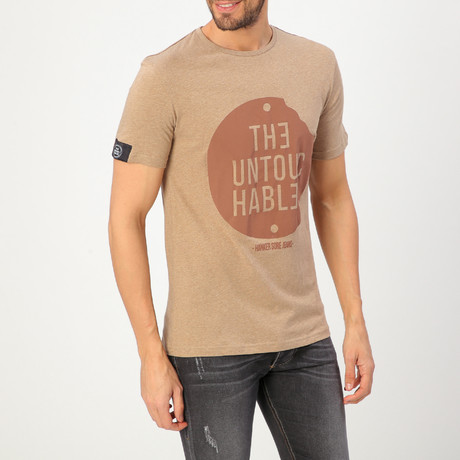 Logo Bot Vigore T-Shirt // Taupe (XS)