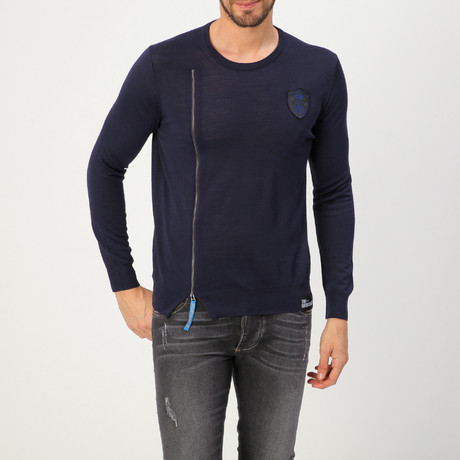 Jersey Hip Sweater // Navy Blue (XS)