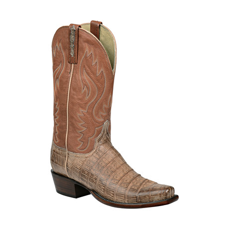 Ultra Belly Caiman Western Boot // Burnished Tan (US: 7.5)