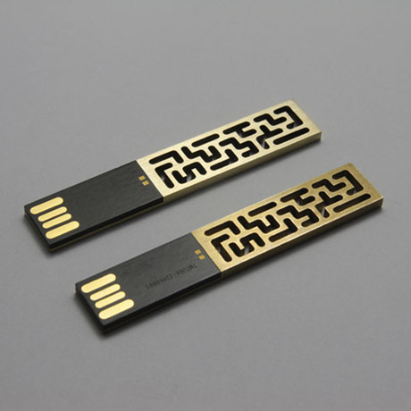 Brass Flash Drive // 16GB (Code)