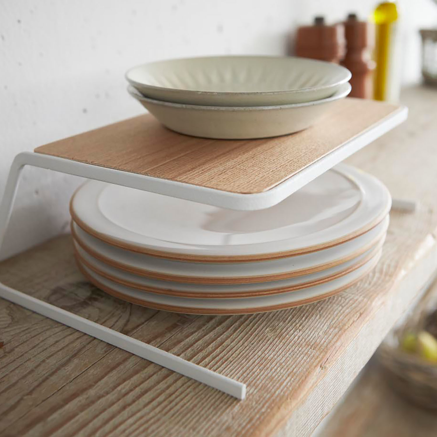 Tosca // Dish Riser // White - Yamazaki - Touch of Modern