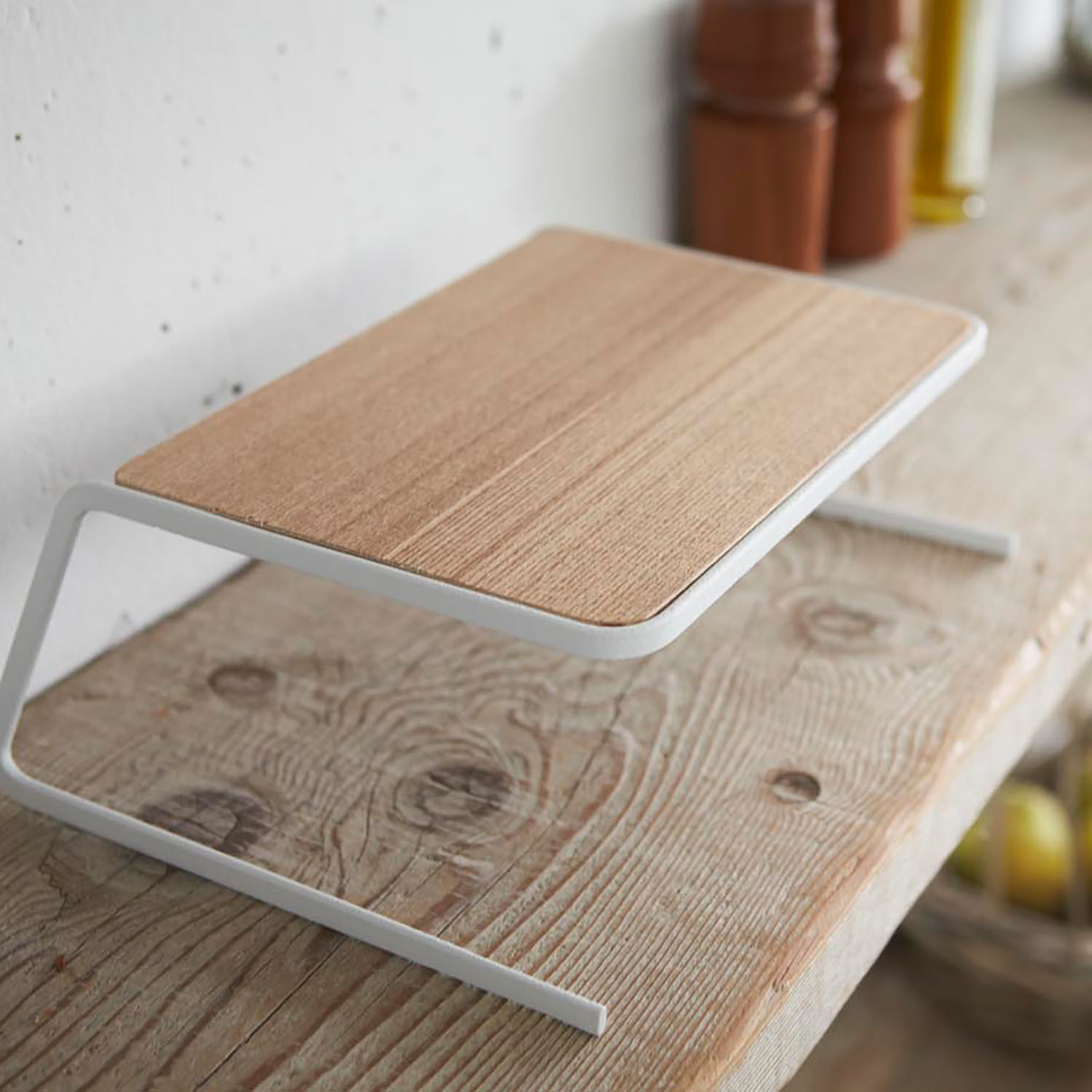 Tosca // Dish Riser // White - Yamazaki - Touch of Modern