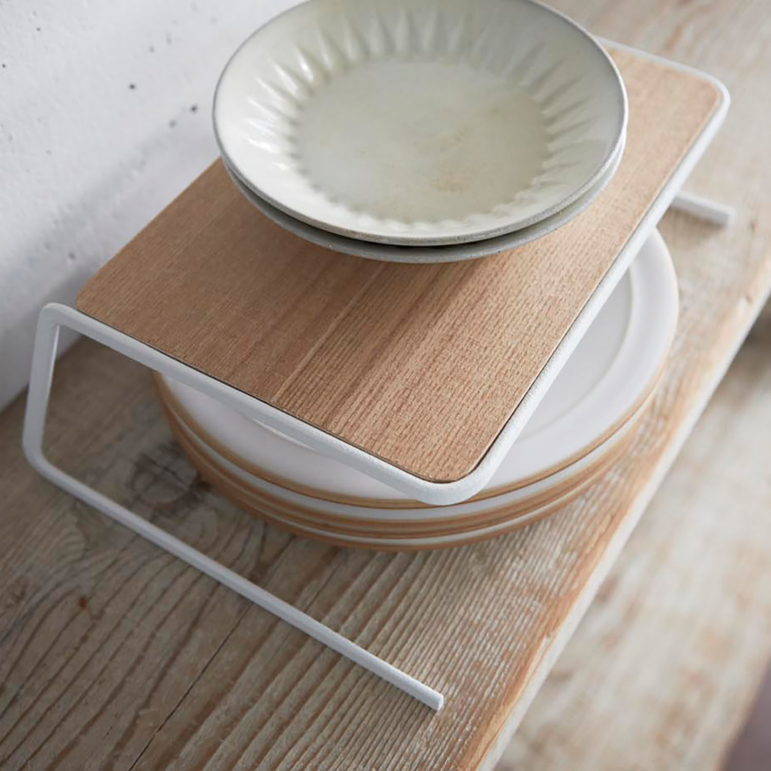 Tosca // Dish Riser // White - Yamazaki - Touch of Modern