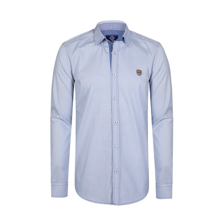 Jackson Button Down Shirt // Navy Blue (S)