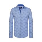 Foster Button Down Shirt // Blue (XL)
