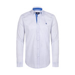 Shirt // White + Blue (M)