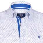 Shirt // White + Blue (XL)