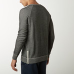 Reverse Birds Eye Sweater // Charcoal (L)