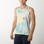 Tortuga Leafs Tank // White (S)