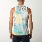 Tortuga Leafs Tank // White (S)