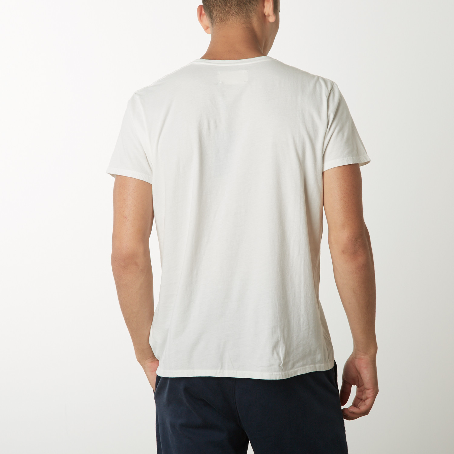 New Ripped Circle Graphic T-Shirt // White (S) - Vestige - Touch of Modern