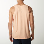 Double Bolt Tank Graphic T-Shirt // Clay (L)