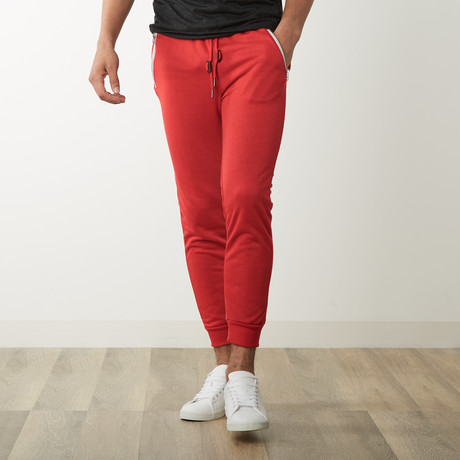 French Terry Joggers // Red (S)