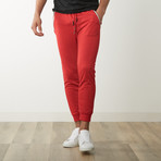 French Terry Joggers // Red (M)