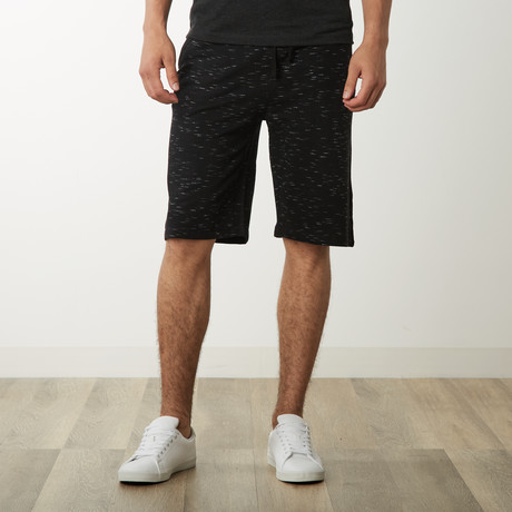 Lounge Heathered Shorts // Black (S)