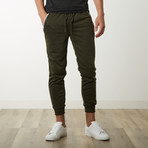 French Terry Joggers // Olive (M)