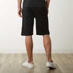 Lounge Heathered Shorts // Black (XL)