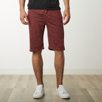 Lounge Heathered Shorts // Burgundy (2XL)