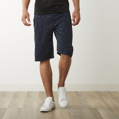 Lounge Heathered Shorts // Heather Navy (S)