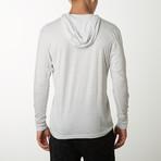 Heathered Hoodie // White (S)