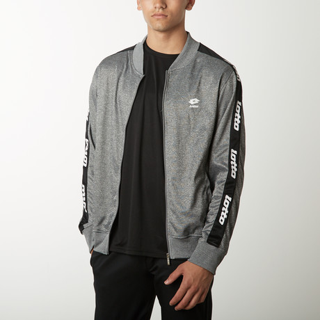 Active Fleece Full Zip Sweatshirt // Heather Grey (S)