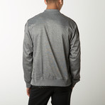 Active Fleece Full Zip Sweatshirt // Heather Grey (2XL)