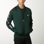 Active Fleece Full Zip Sweatshirt // Green (M)