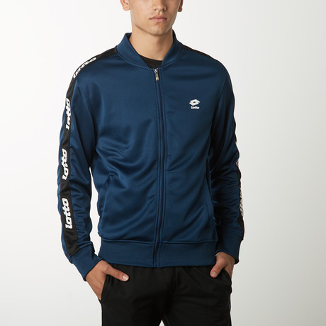 Active Fleece Full Zip Sweatshirt // Navy (S)