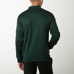 Active Fleece Full Zip Sweatshirt // Green (S)