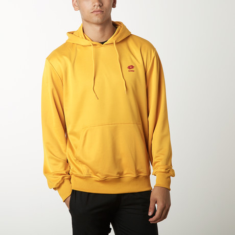 Active Fleece Pullover + Adjustable Hood // Yellow (S)