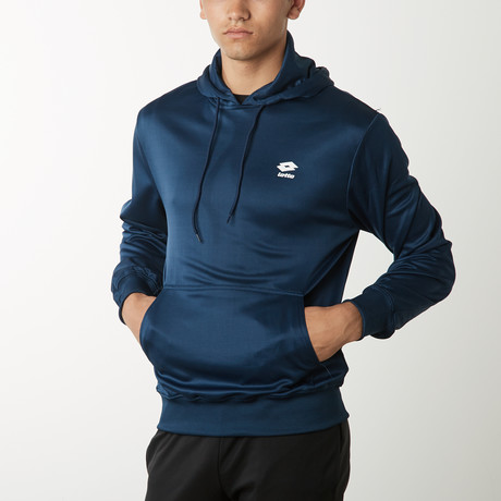 Active Fleece Pullover + Adjustable Hood // Navy (S)