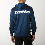 Active Fleece Pullover + Adjustable Hood // Navy (M)