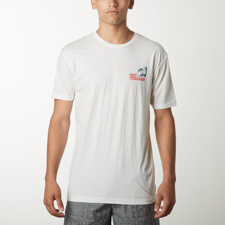 Dropping In Tee // White (S)